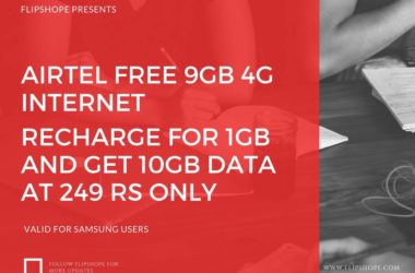 airtel free 9gb jio 4g offer