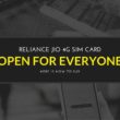 How to buy Jio 4G Sim CARD