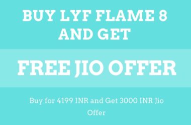 LYF FLAME 8 Jio Offer