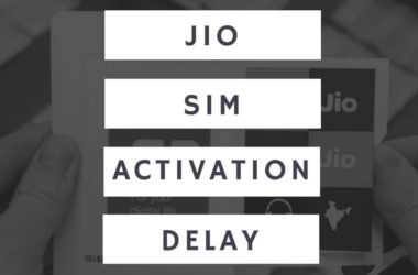 jio sim activation delay