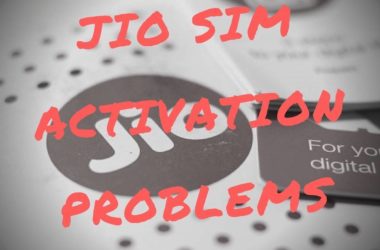 jio sim activation problems