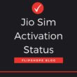 jio sim activation status