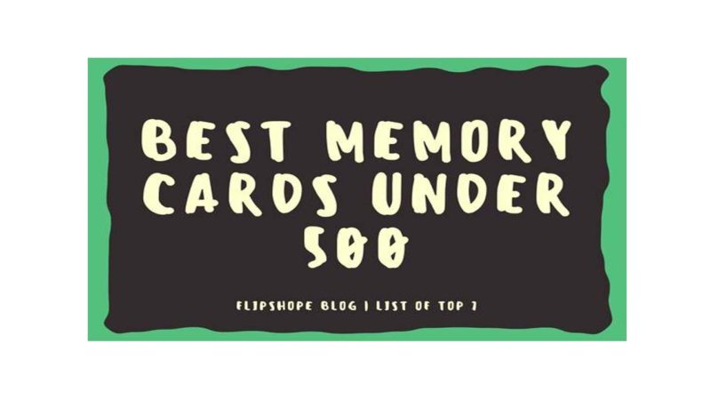 best memory cards under 500 INR