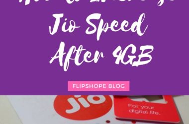how to increase jio speed after 4gb limit