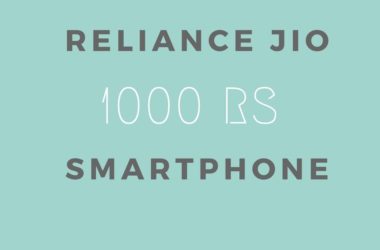 reliance jio 1000 rs smartphone 4G VoLTE Cheapest