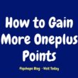 how to gain more oneplus points in december 1rs sale