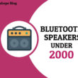 Bluetooth Speakers Under 1000