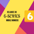 jio 6 series mobile numbers
