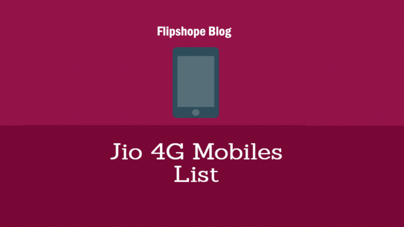 Reliance jio 4g mobiles price list