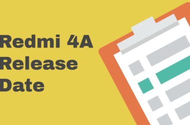 Redmi 4A Release Date in India