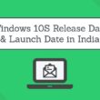 Windows 10S Release Date in India