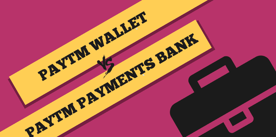 paytm wallet vs paytm payments bank