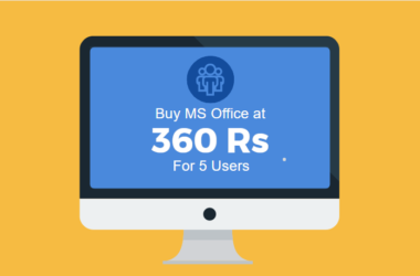 purchase Microsoft office 365 5 user price in india