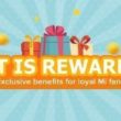 Mi reward tokens earn convert to Mi f-codes coupons