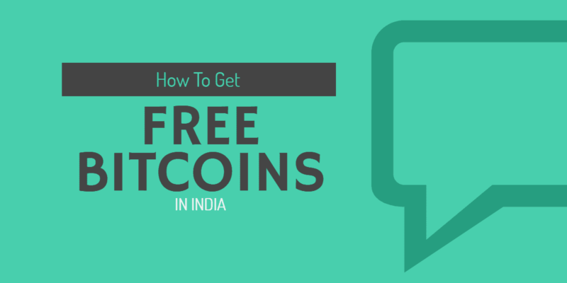 how to get free bitcoins in india