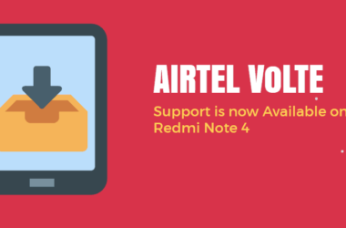 airtel volte support on redmi note 4