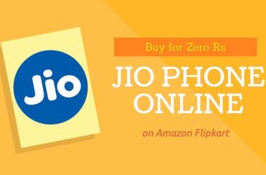 Buy Jio Phone online on Amazon Flipkart