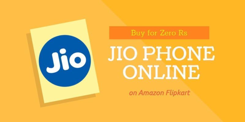 Buy Jio Phone online on Amazon Flipkart