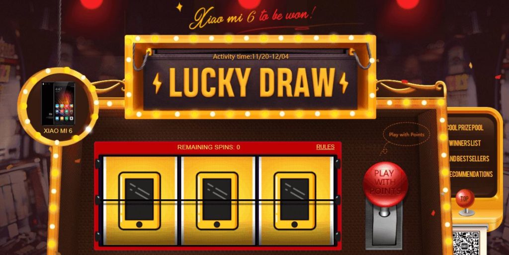 gearbest lucky draw game