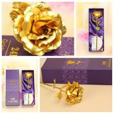 24K Golden Rose Cheapest Valentine’s Day Gift