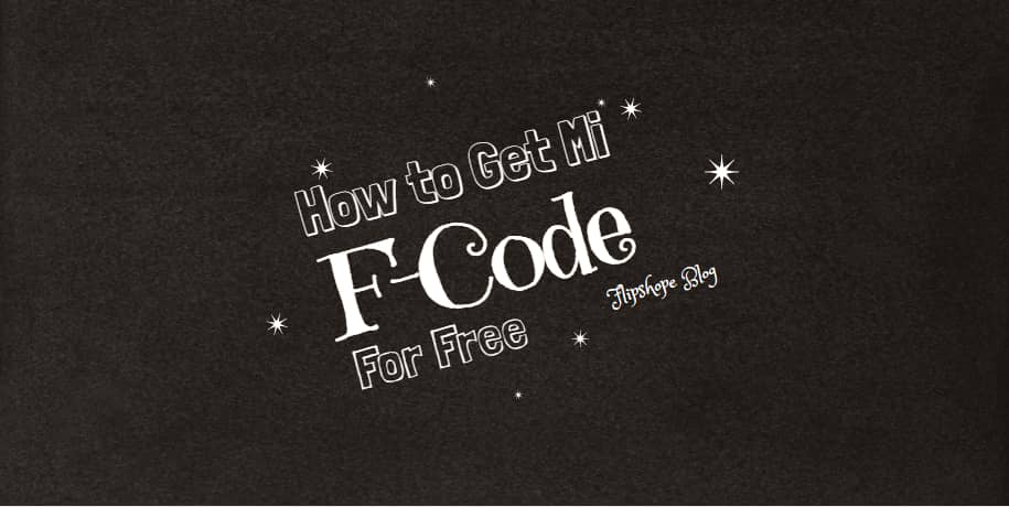 how to get mi f-code