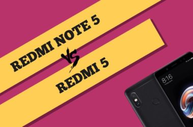 Redmi Note 5 vs Redmi 5
