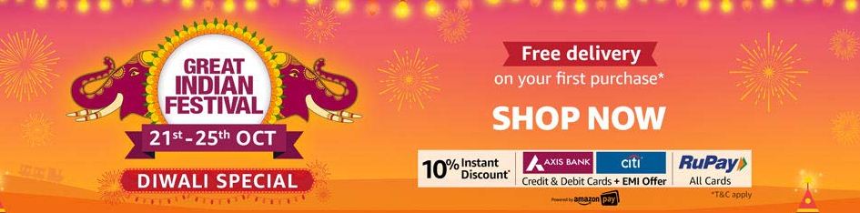 Amazon Great Indian Festival Sale Bank Offers