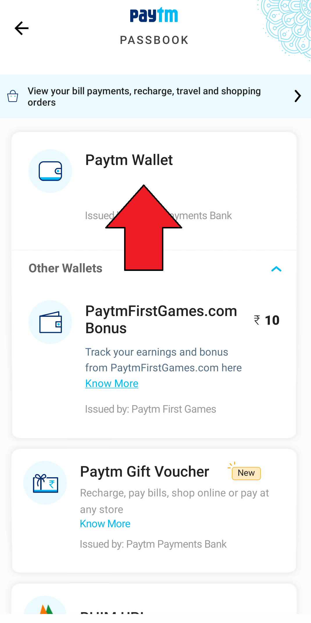 paytm wallet