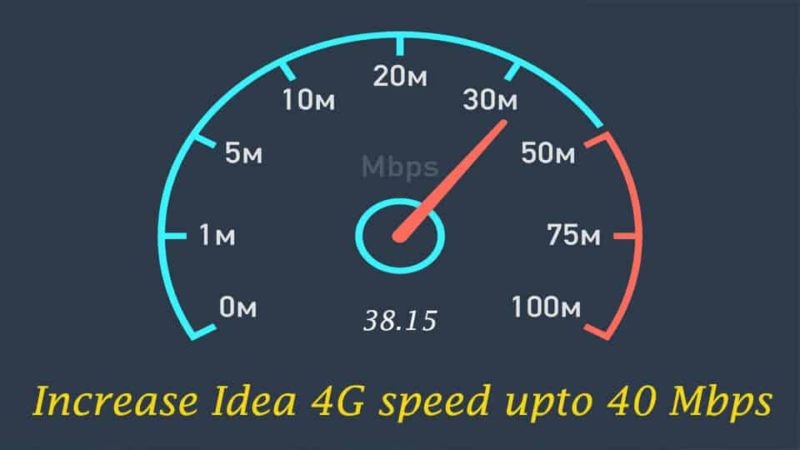How to increase Idea 4G speed