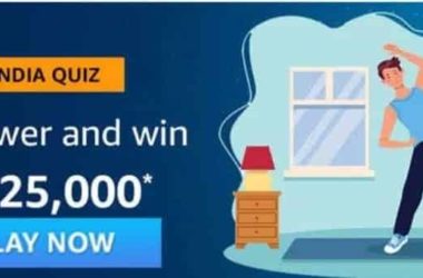 Amazon Fit India Quiz Answers - Win 25,000