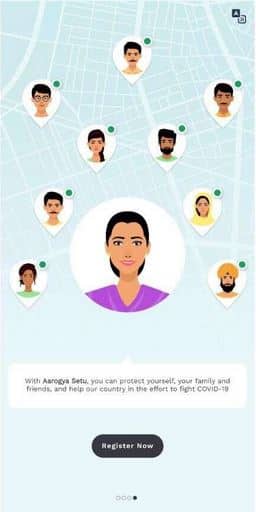 How to register on Aarogya Setu app