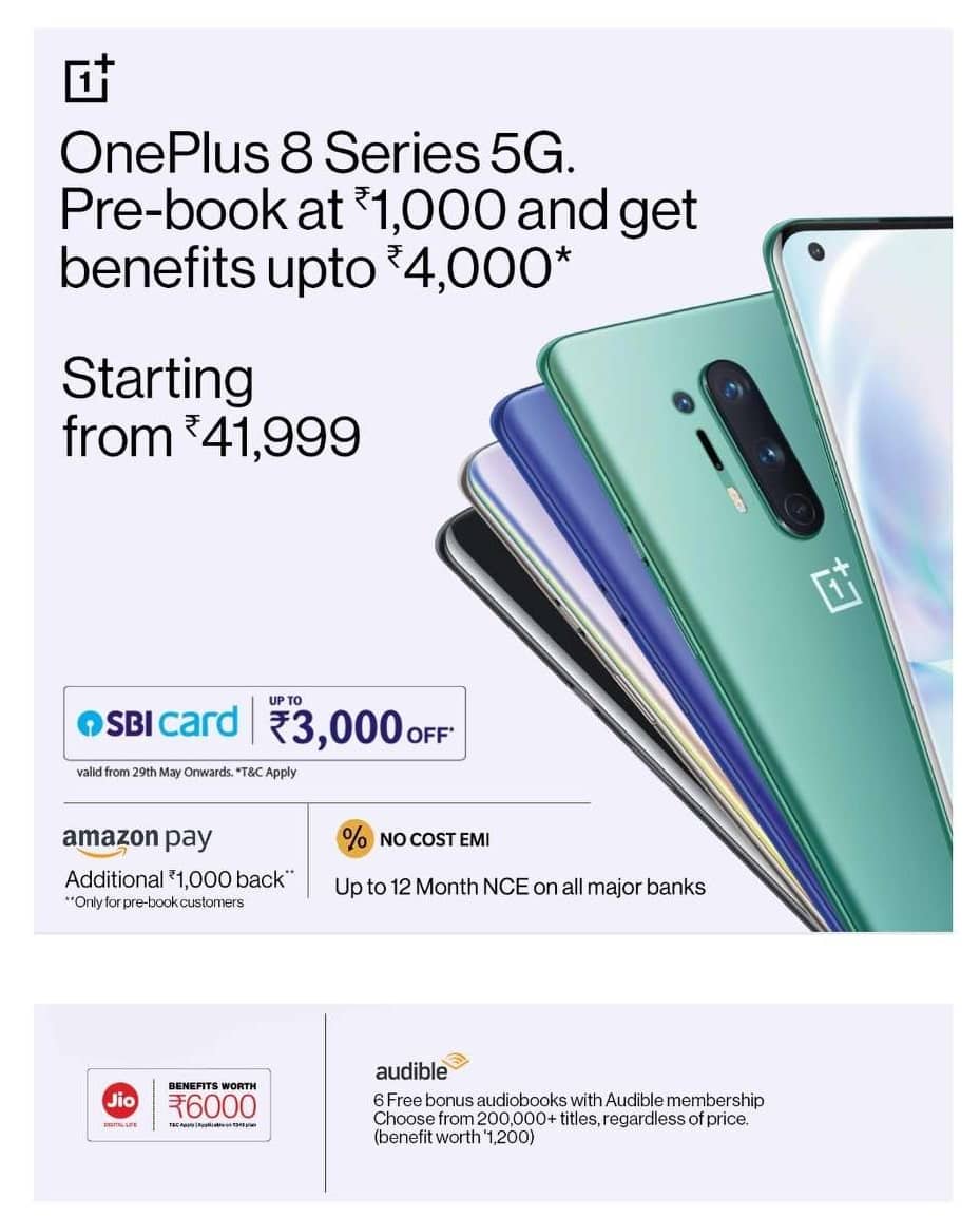 OnePlus 8 Series Offers