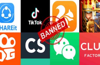 Chinese apps banned in India