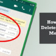 How To Read Deleted Whatsapp Messages