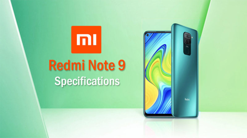 Redmi Note 9 specifications