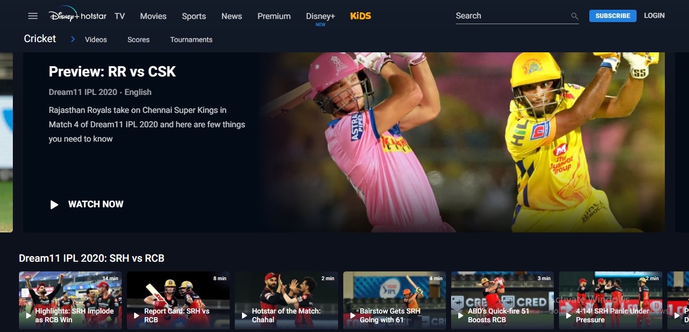 ipl live stream site