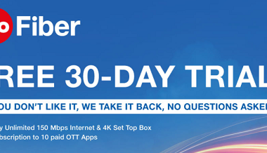 JIO 30 Days Free Trial Offer