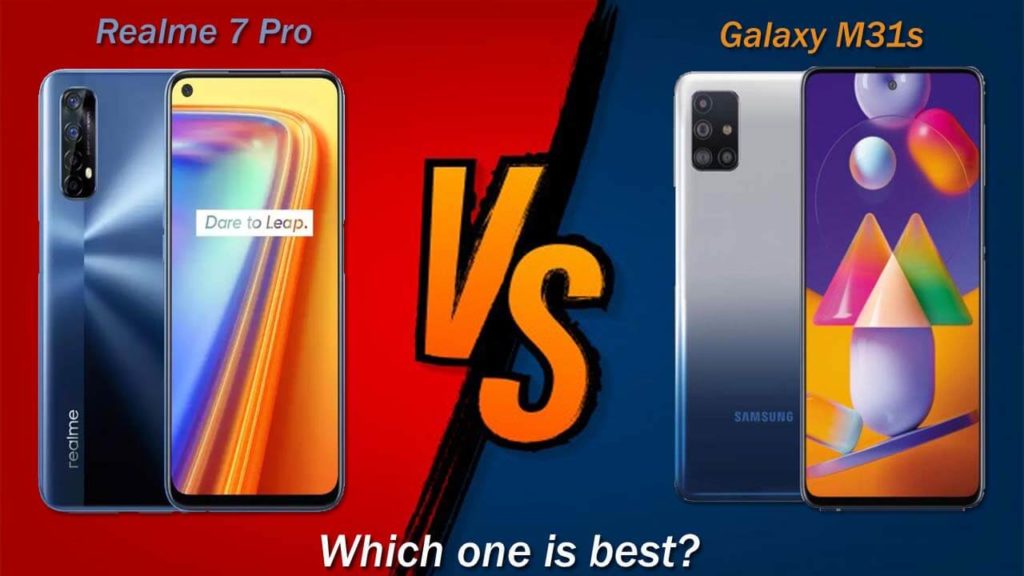 realme 7 and samsung m31s comparison