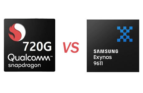 Snapdragon 720G vs Exynos 9611