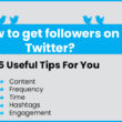 How to get followers on Twitter
