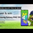 Amazon Samsung Galaxy M42 5G Quiz Answers