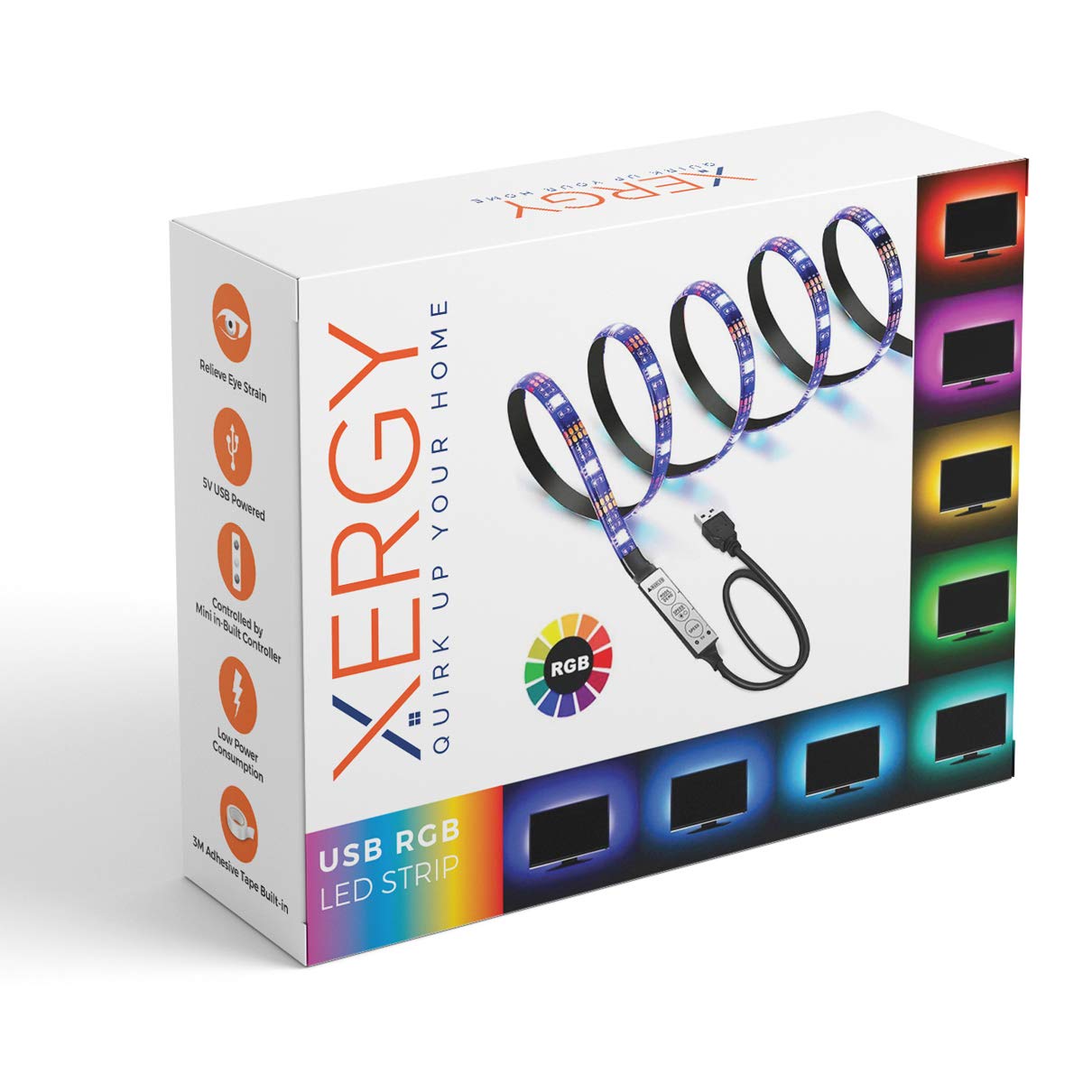 Xergy USB 5v 5050 RGB LED