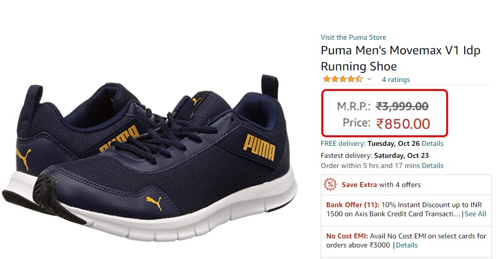 How I Got Puma Shoes Worth Rs. 3,999 Just For Rs. 850