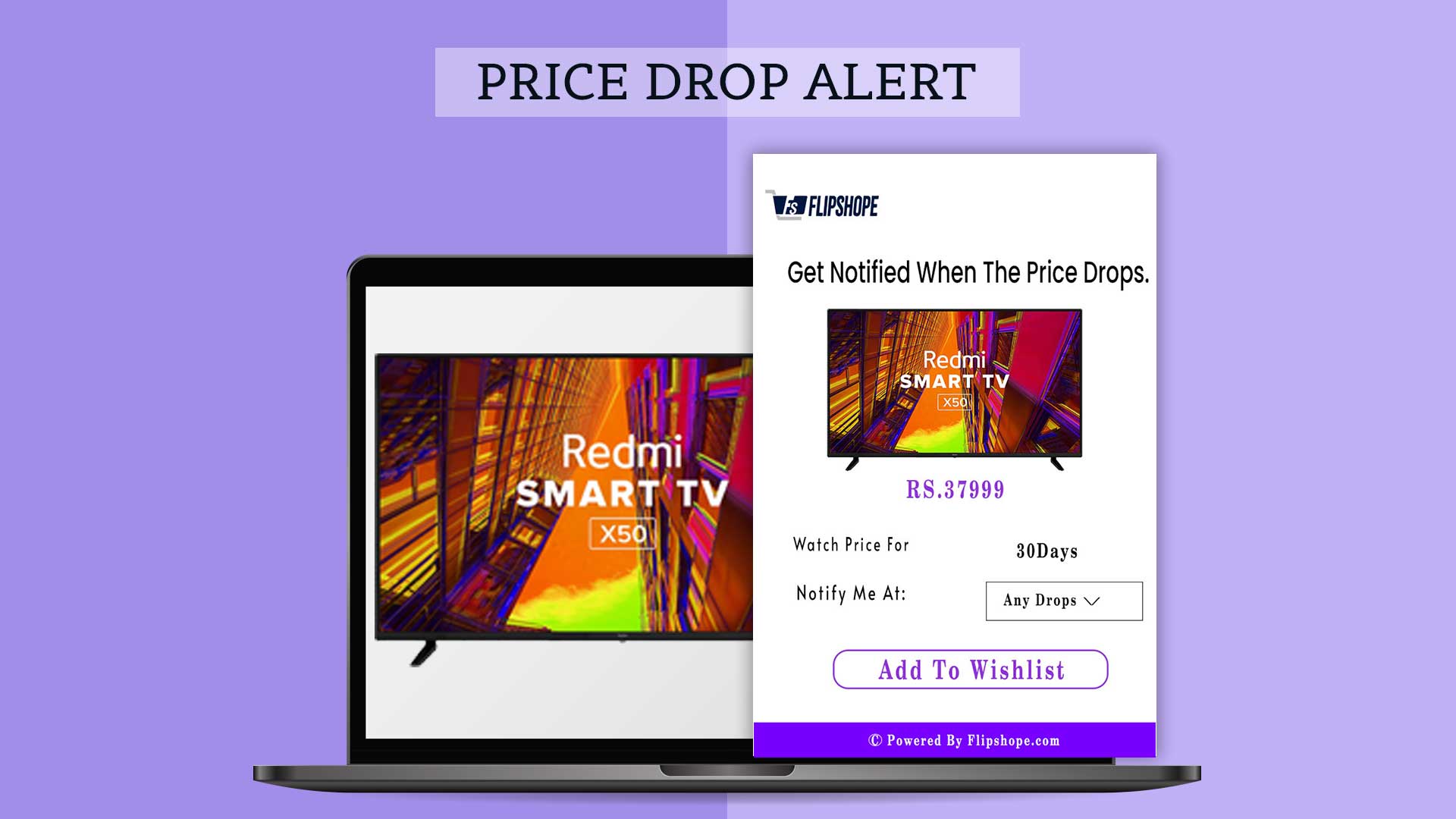 Flipshope feature price drop alert
