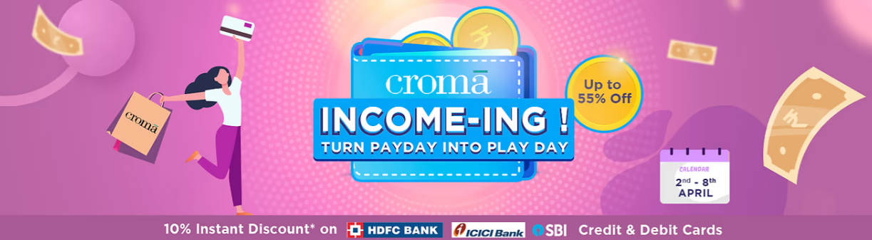 Croma Upcoming Sale