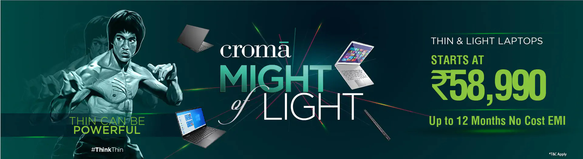 Croma Might of light sale