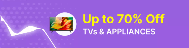 Offers on TV & Appliances on Flipkart