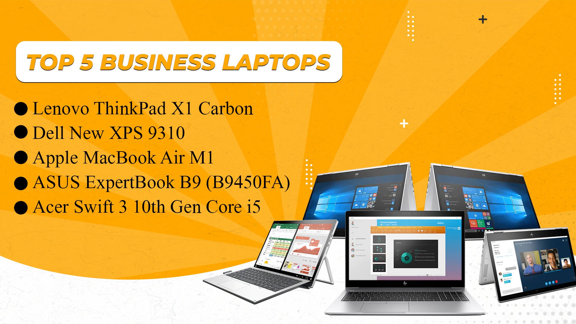 Top 5 Business Laptops