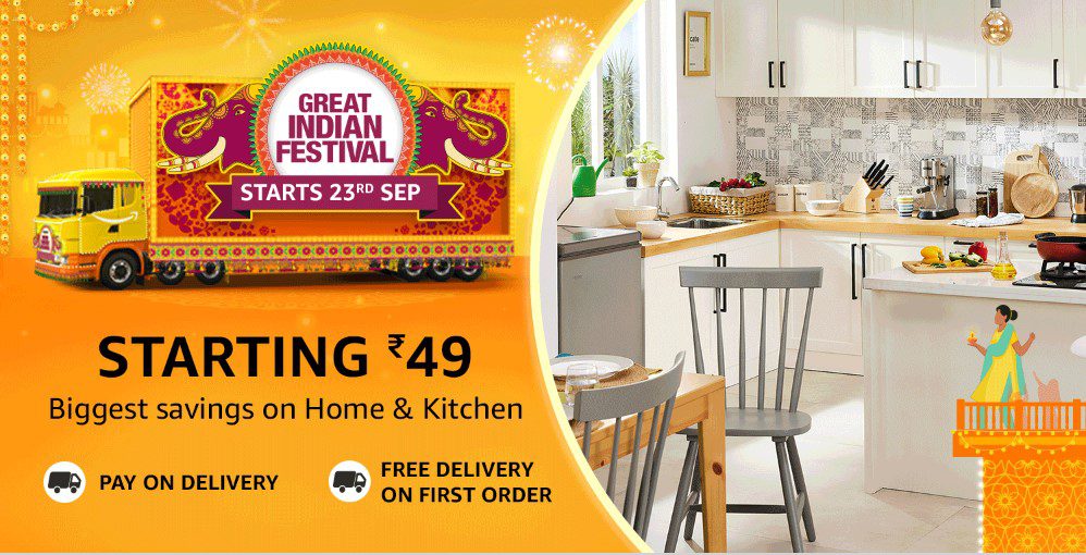 You can grab exciting offers in Amazon great Indian festival sale