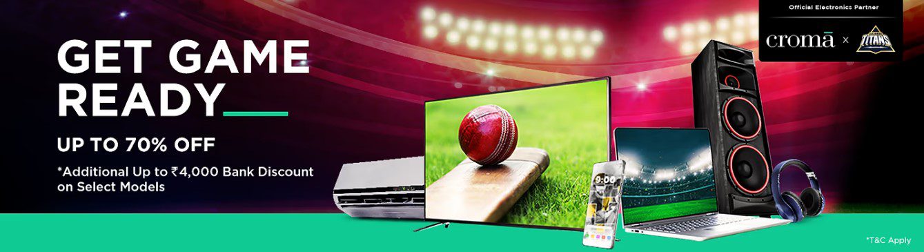 Croma Upcoming sale